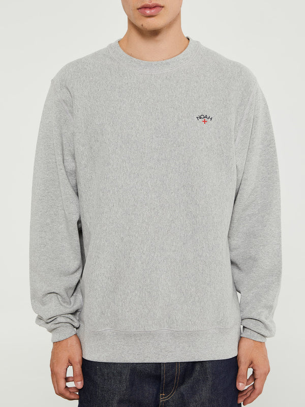 stoy Classic Crewneck Sweatshirt in Heather Grey