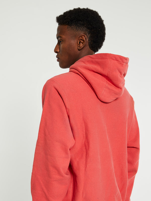 Stoy Classic Hoodie In Blush Red
