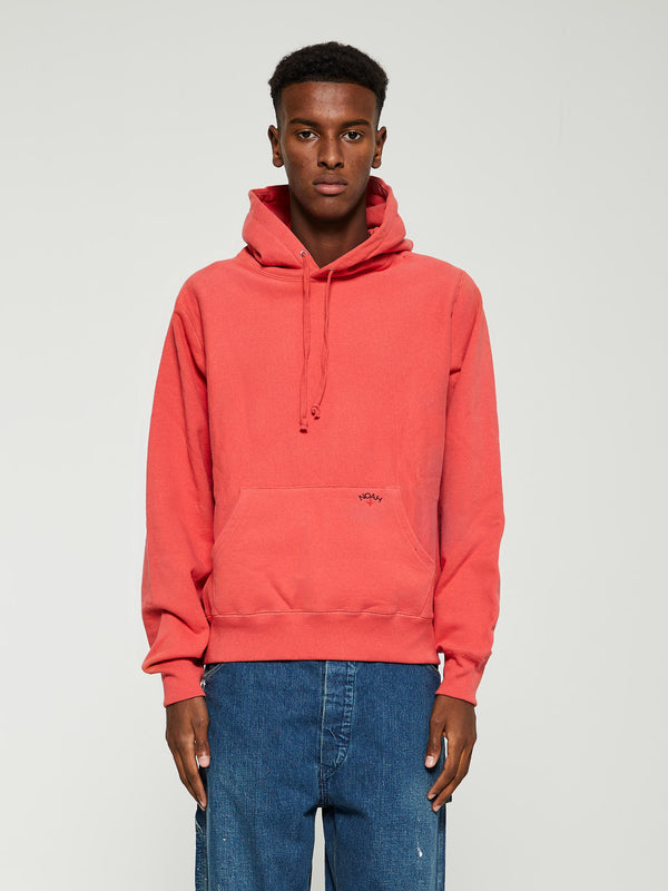 stoy Classic Hoodie in Blush Red