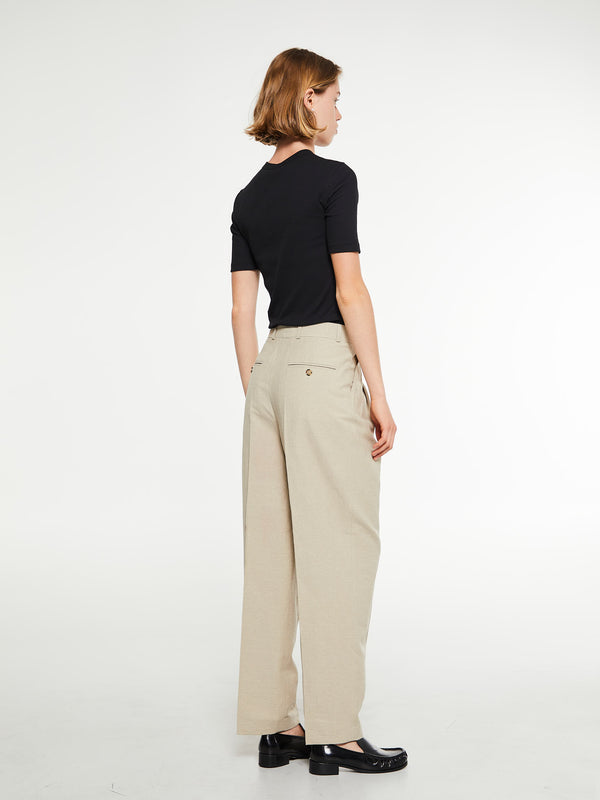 Stoy Classic Rib T-Shirt In Black