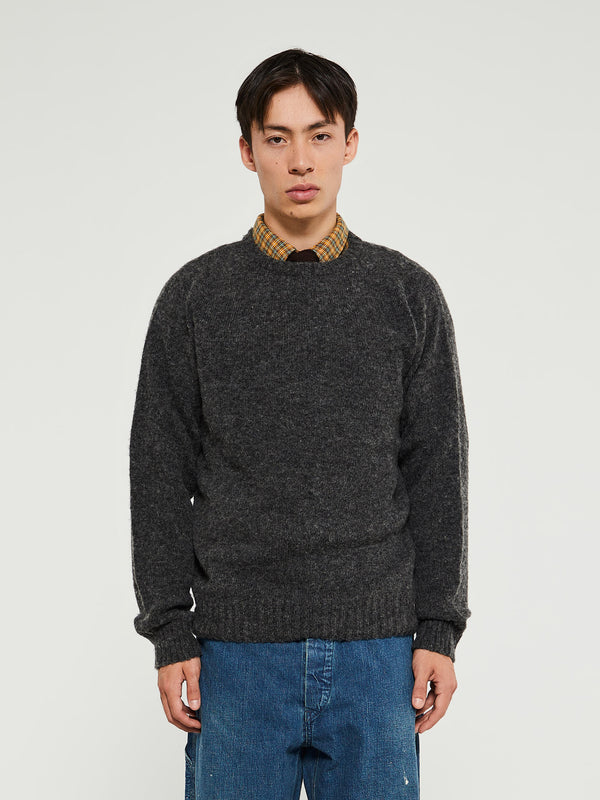 stoy Classic Shetland Sweater in Oxford