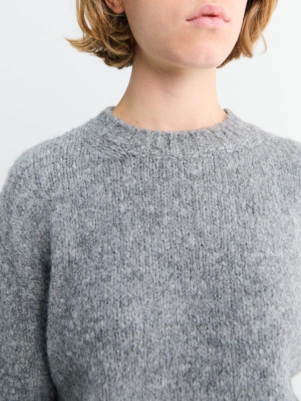 Stoy Clock Sweater In Grey