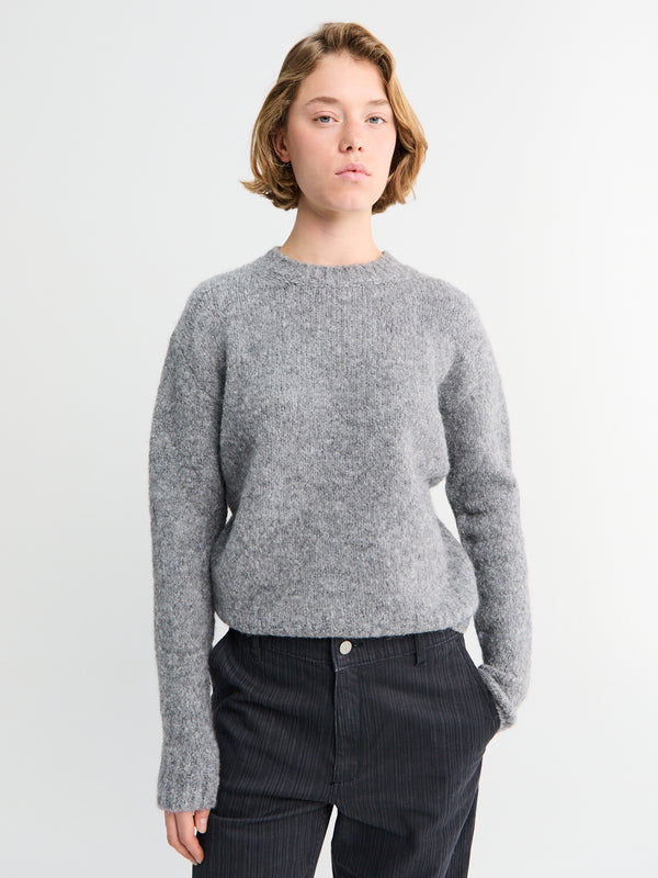 stoy Clock Sweater in Grey
