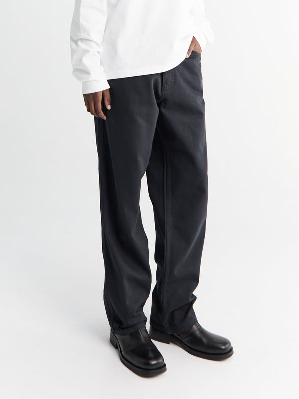 Stoy Coarse Trousers In Black
