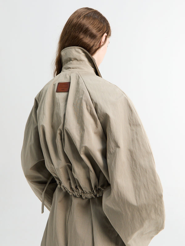 Stoy Coat In Khaki Grey