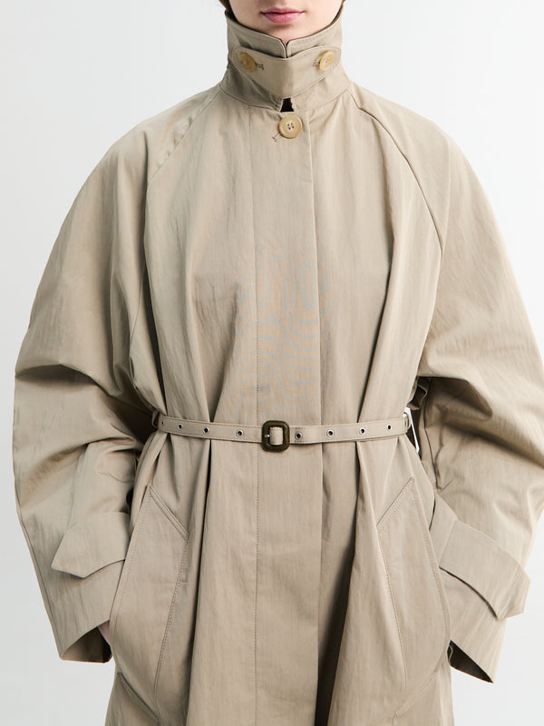 Stoy Coat In Khaki Grey