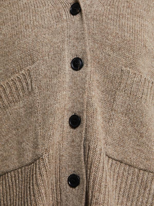 Stoy Cora Cardigan In Pure Soil