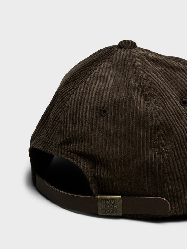 Stoy Corduroy Dad Cap In Brown