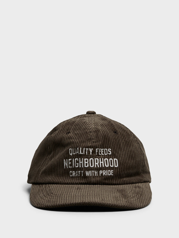 stoy Corduroy Dad Cap in Brown