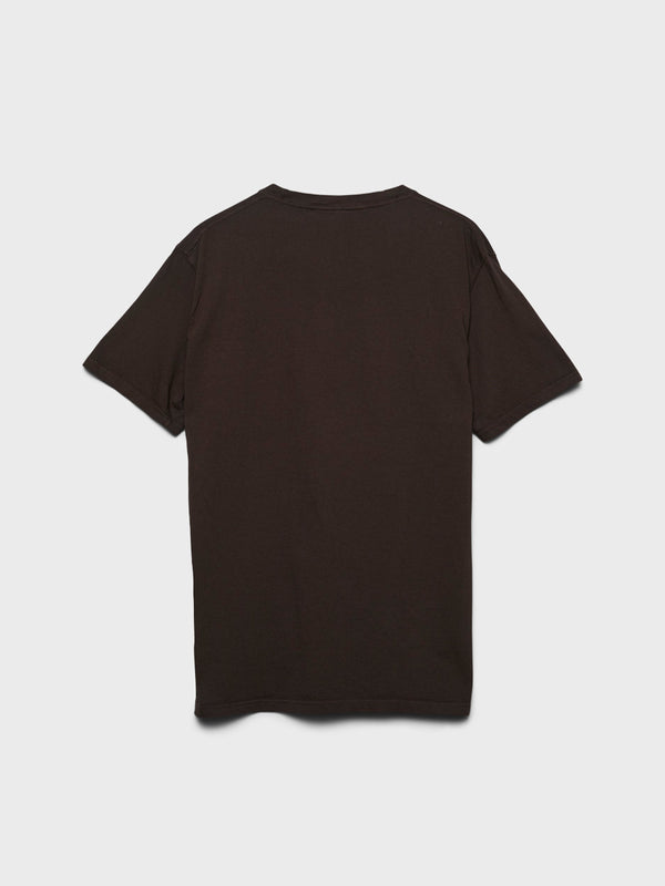 Stoy Core Logo Pocket T-Shirt In Dark Brown