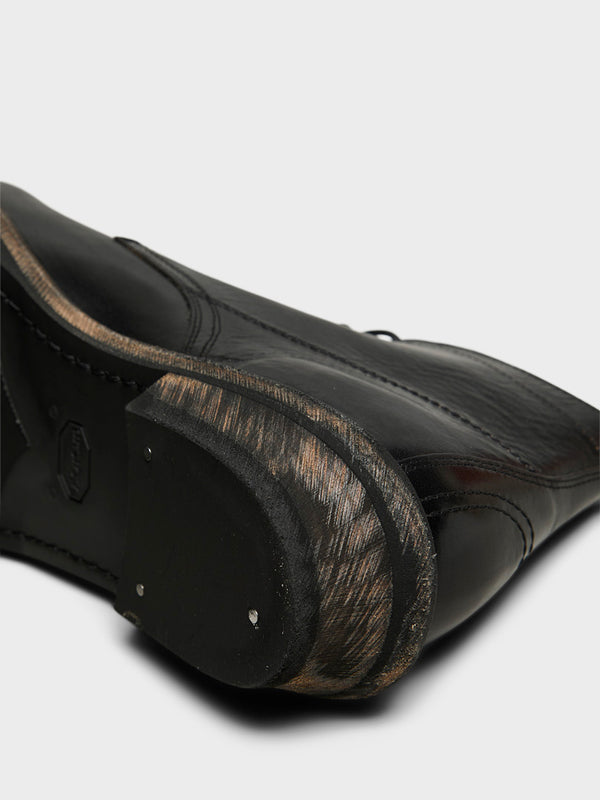 Stoy Cortege Boots In Deep Black Leather