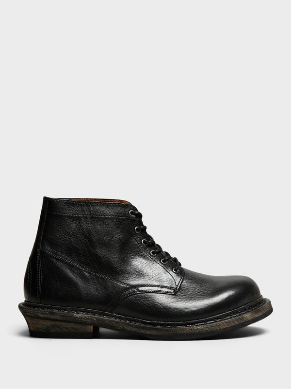 stoy Cortege Boots in Deep Black Leather