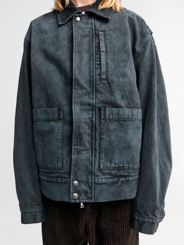 Stoy Cotton Jacket In Petrol