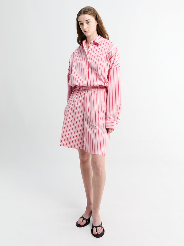 Stoy Cotton Shorts In Pink