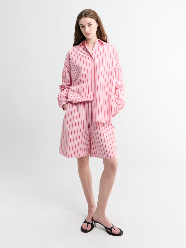 stoy Cotton Shorts in Pink