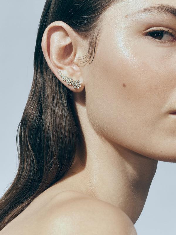 Stoy Croissant Fleur Earring