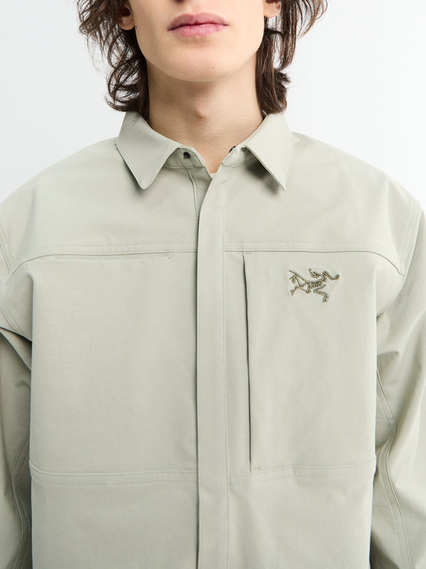 Stoy Cronin Cotton Overshirt In Habitat