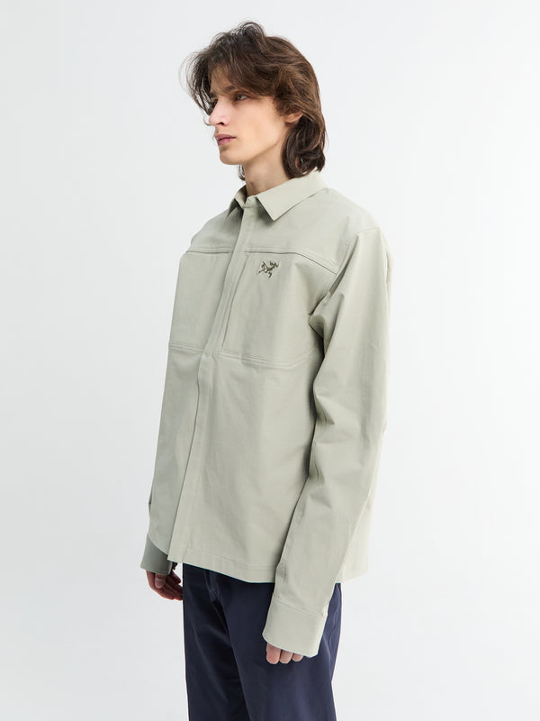 Stoy Cronin Cotton Overshirt In Habitat