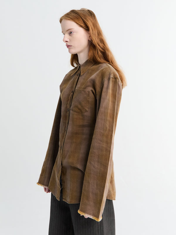 Stoy Daisy Shirt In Dakota Flannel Check