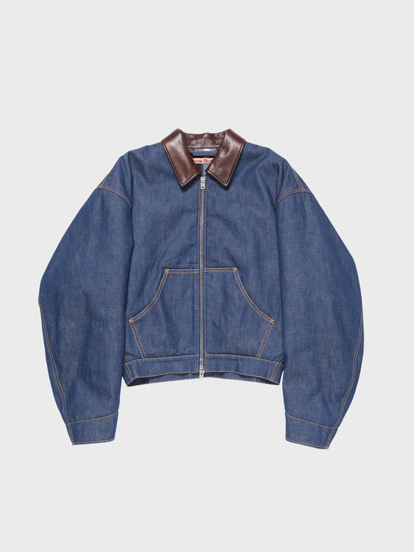 stoy Denim Jacket in Indigo Blue