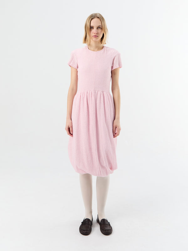 Stoy Dress Short Sleeve In Candy Pink
