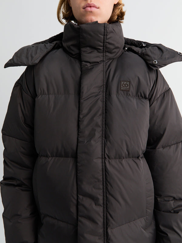 Stoy Dyngja Down Jacket In Licorice