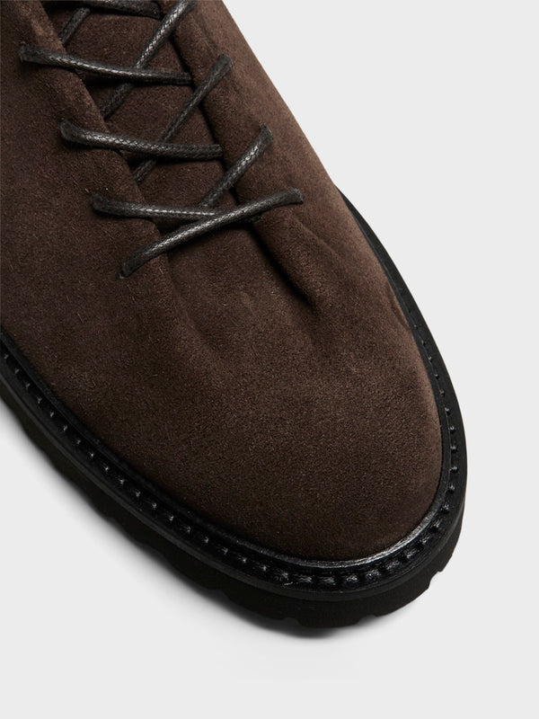 Stoy Edouard Lug Derbies In Mogano