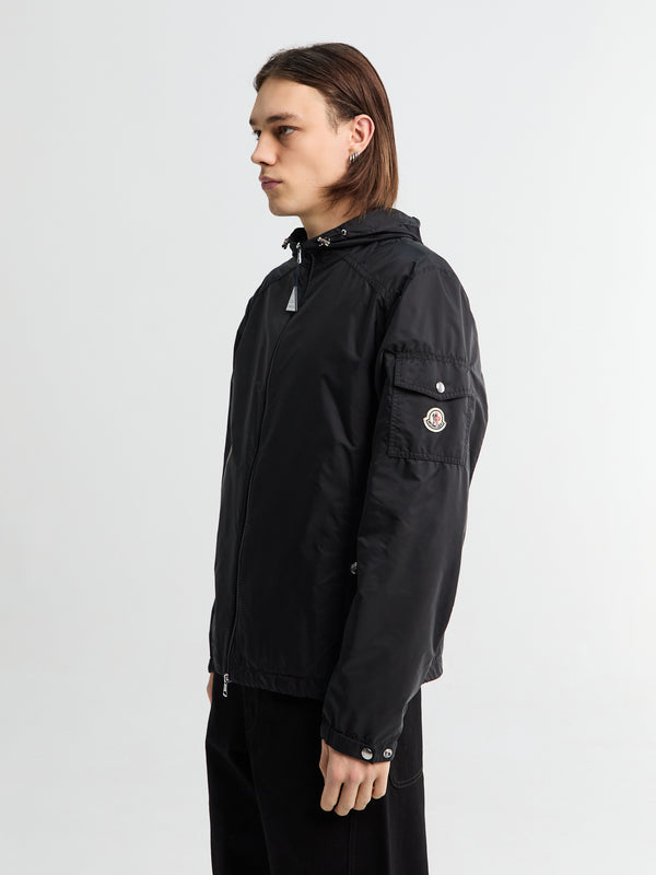 Stoy Etiache Hooded Rain Jacket In Black
