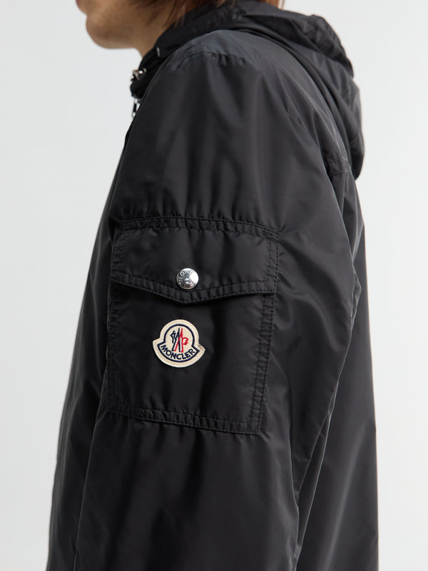 Stoy Etiache Hooded Rain Jacket In Black