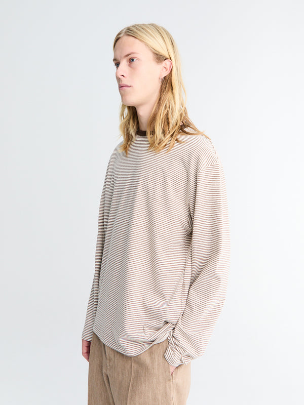 Stoy Stoy Exclusive ANOTHER T-Shirt 3.0 JPN In Ecru Stripe