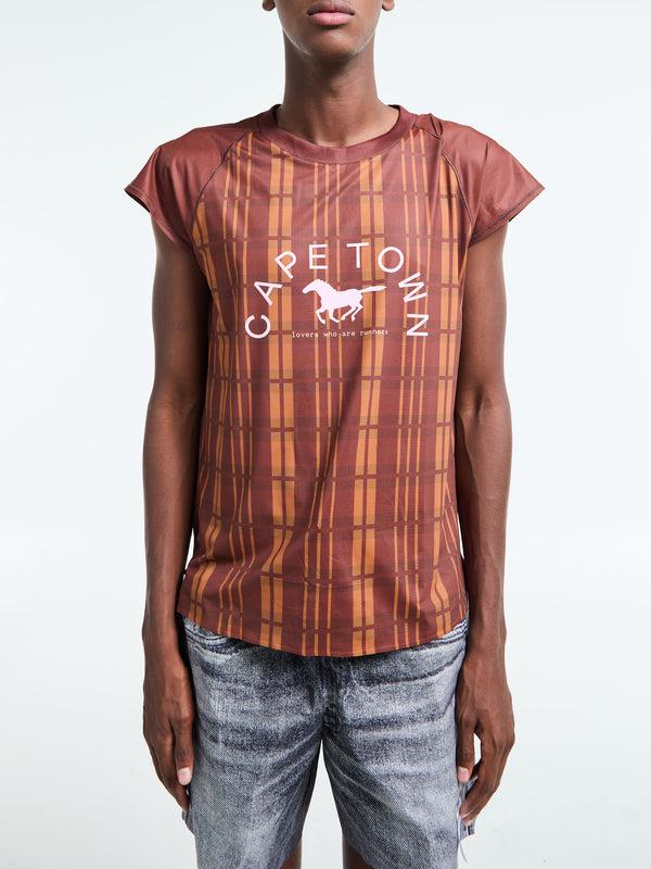 stoy Stoy Exclusive Cape Town Marathon Vest in Brown