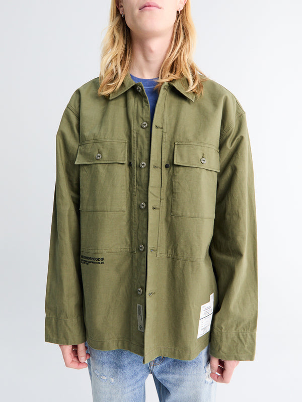 Stoy Fatique Shirt In Olive Drab
