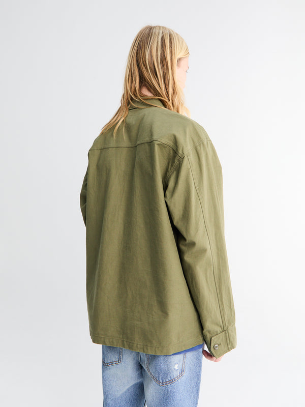 Stoy Fatique Shirt In Olive Drab