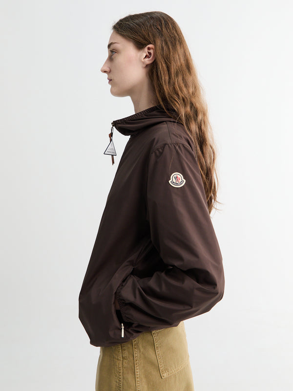 Stoy Fegeos Hooded Jacket In Brown