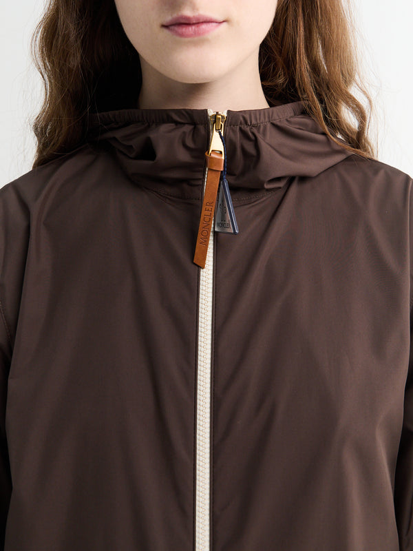 Stoy Fegeos Hooded Jacket In Brown
