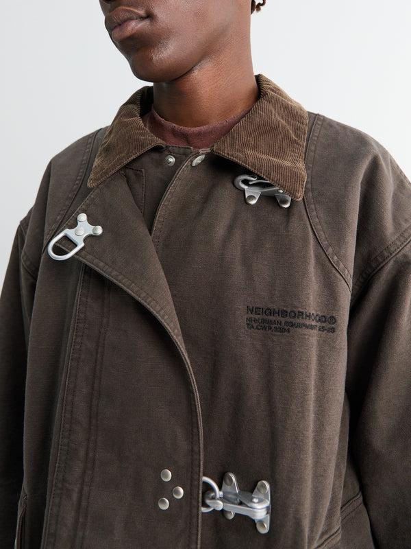 Stoy Fireman Jacket In Brown