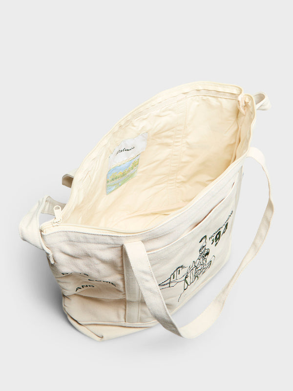 Stoy Forever Tote Bag In Off-White