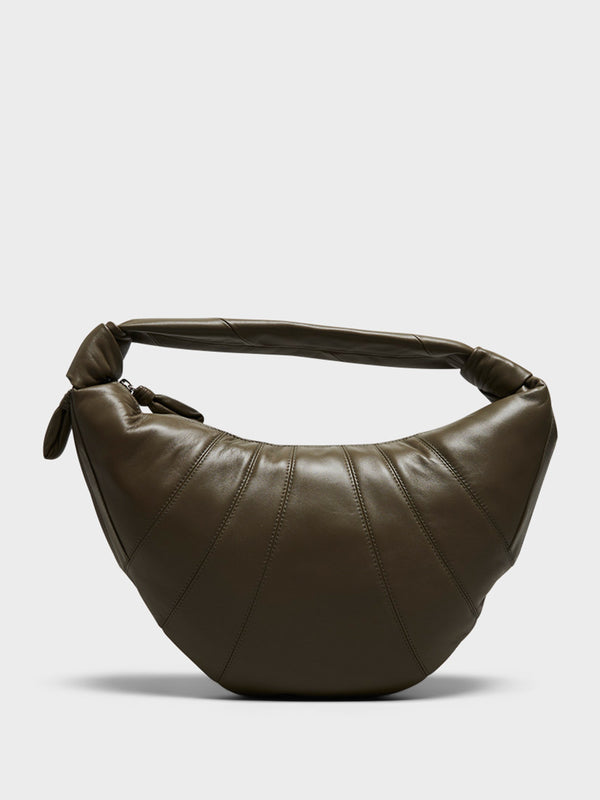 stoy Fortune Croissant Bag in Dark Khaki