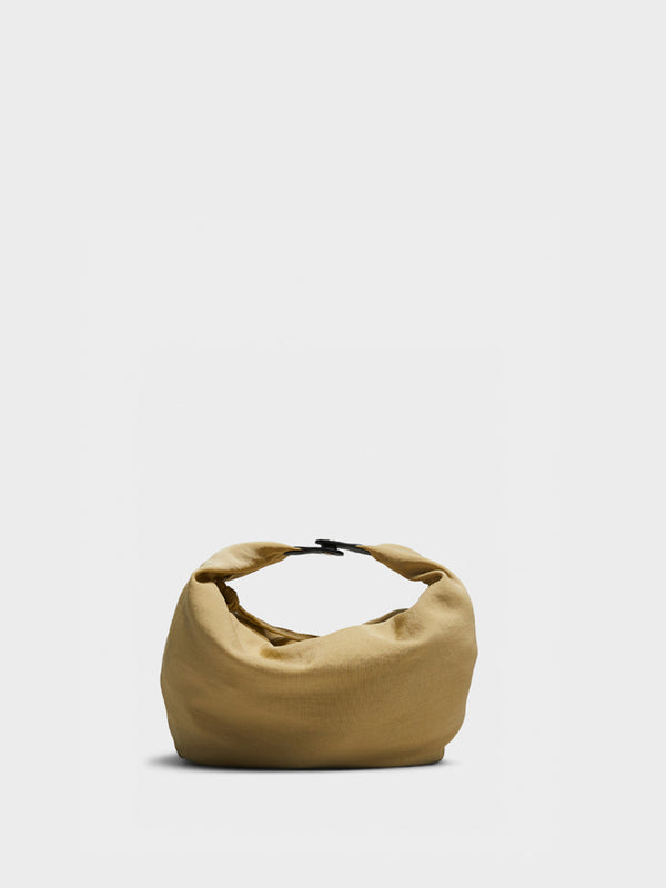 Stoy Fortune Croissant Filt Bag In Light Beige