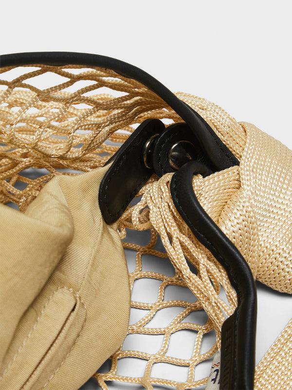 Stoy Fortune Croissant Filt Bag In Light Beige