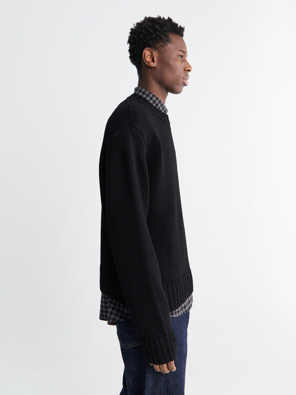 Stoy Frederik Cotton Sweater In Black