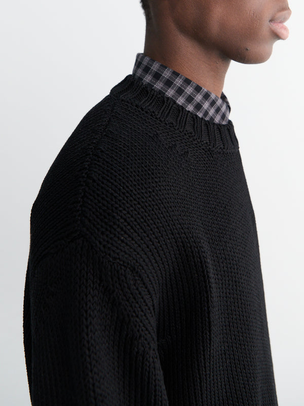Stoy Frederik Cotton Sweater In Black