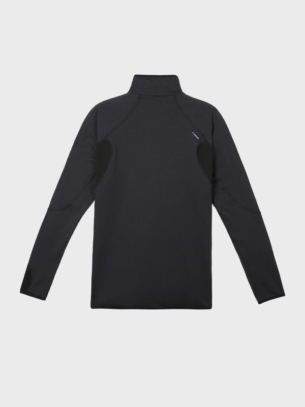 Stoy FuzzFleece Half-Zip In Black