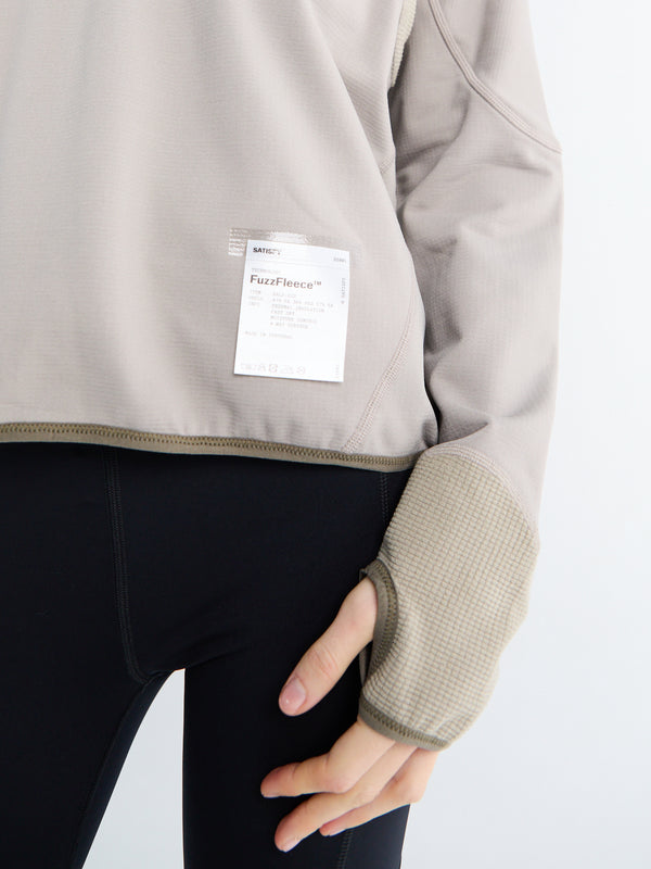 Stoy FuzzFleece Half-Zip In Rock Ridge