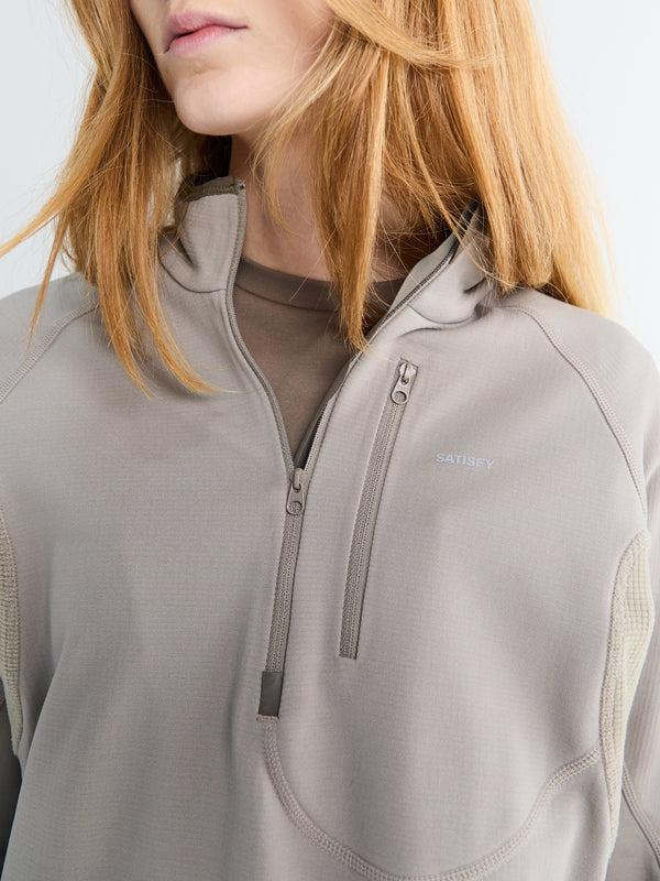 Stoy FuzzFleece Half-Zip In Rock Ridge