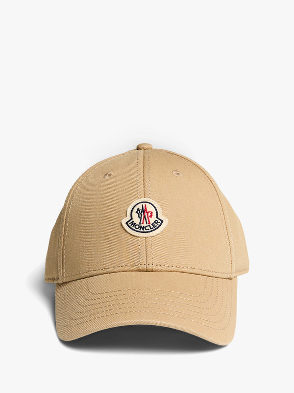 stoy Gabardine Baseball Cap in Beige