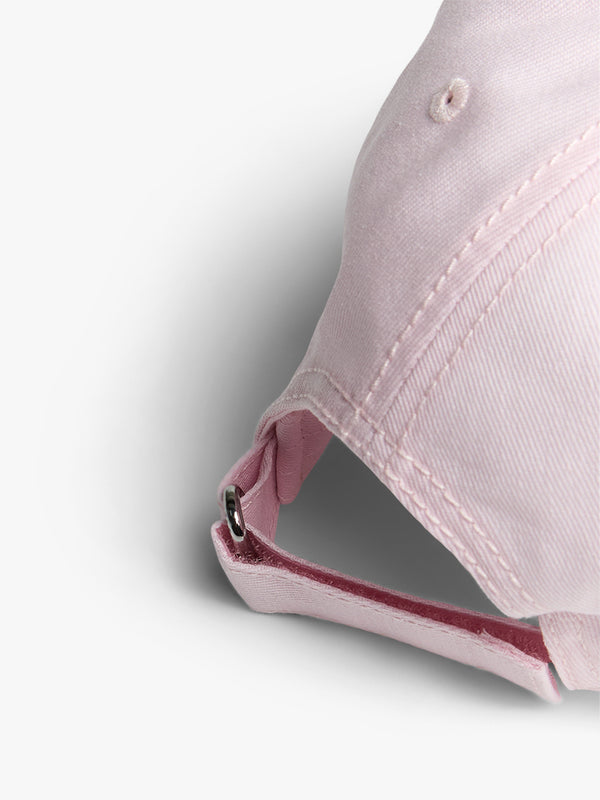 Stoy Gabardine Baseball Cap In Light Pink