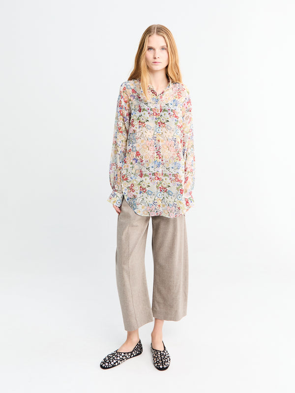 Stoy Goya Top In Cream Multi