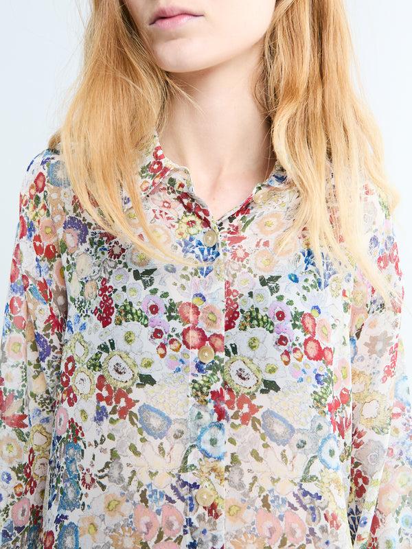 Stoy Goya Top In Cream Multi