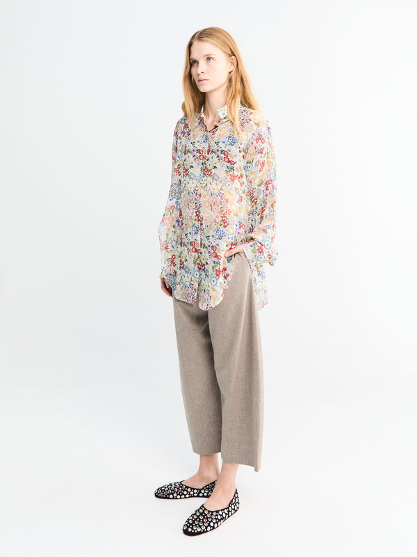 Stoy Goya Top In Cream Multi